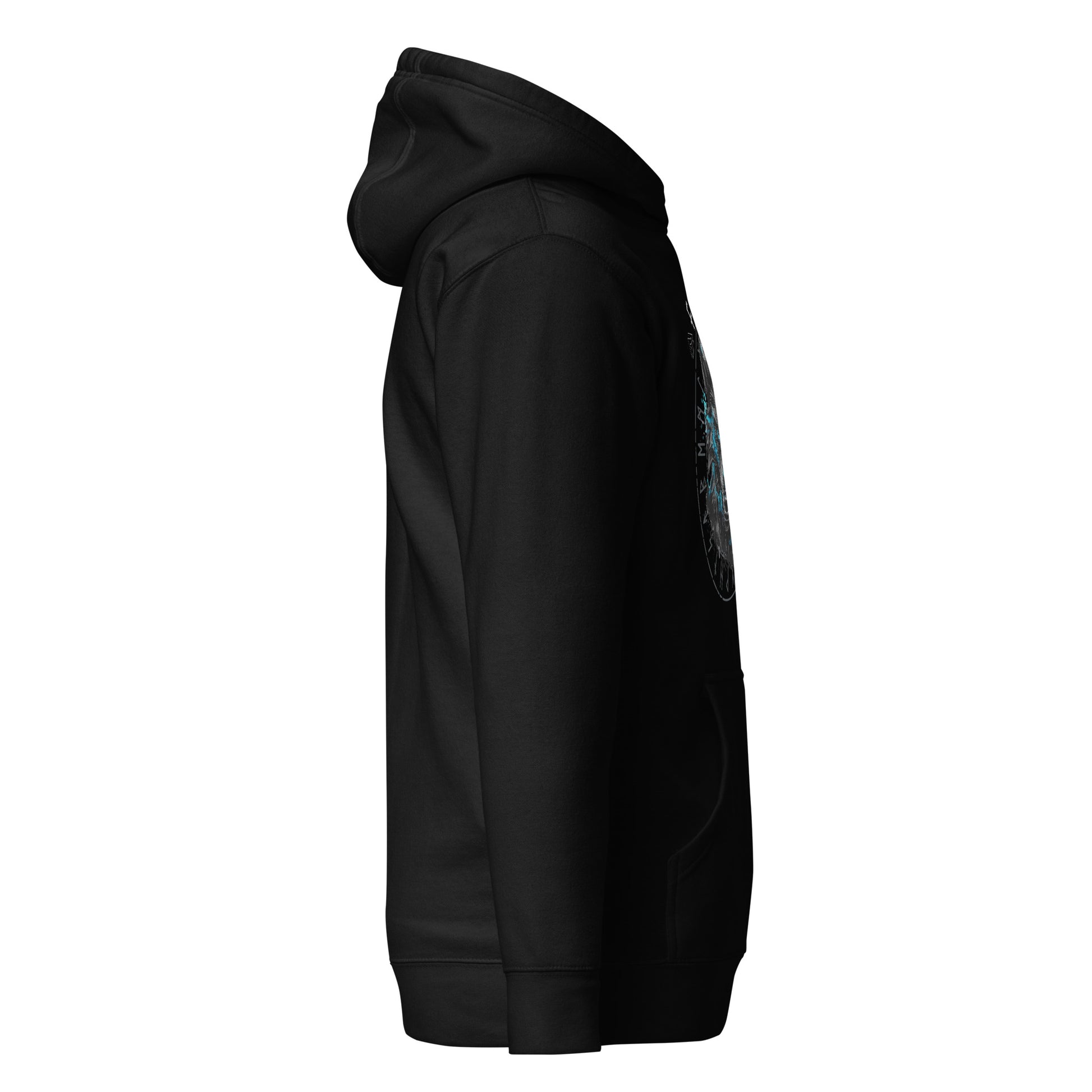 Fenrir Wikinger Hoodie von rechts