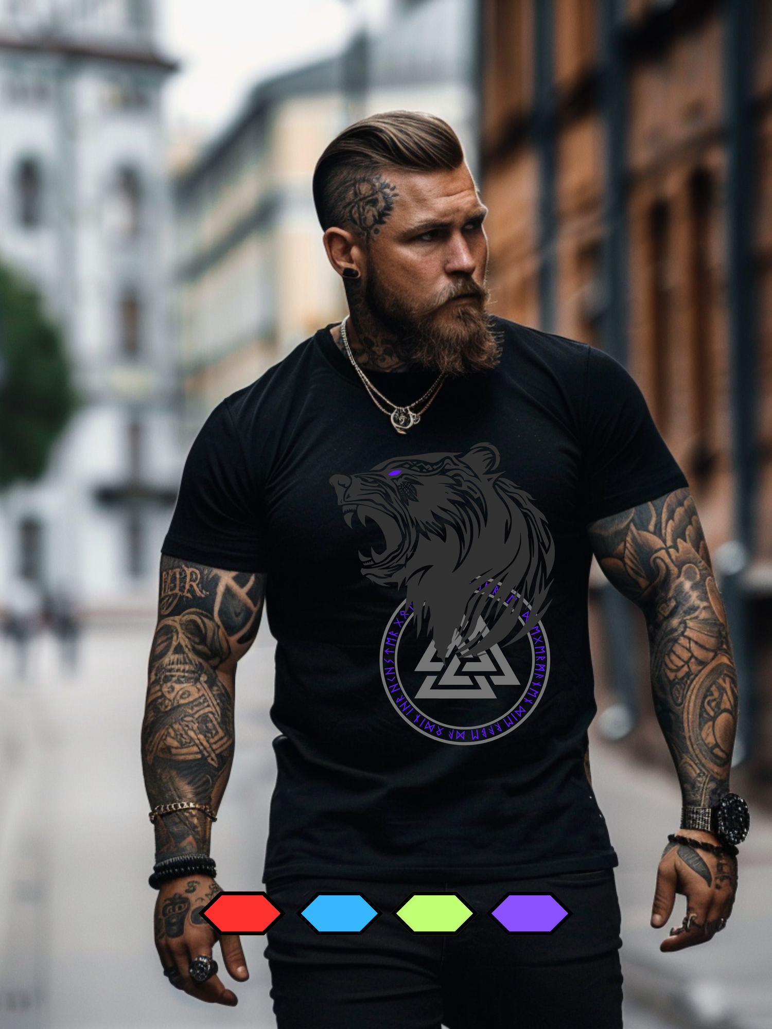 Nordic Guardian: Wikinger T-Shirt